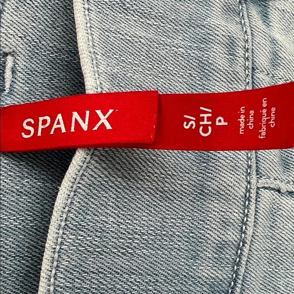 SPANX Women's Retro Light Wash Stretch Flare Jeans Size S - Picture 3 of 12